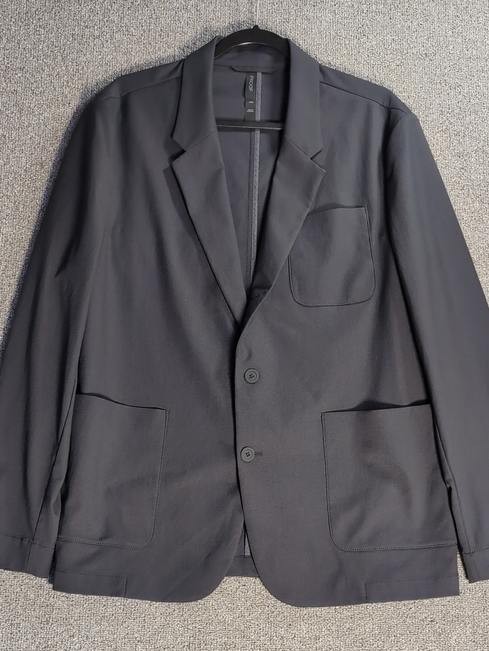 Proof Nomad Blazer Jacket Size Large in Black Business Casual Huckberry